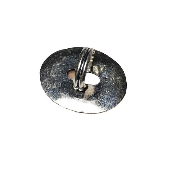 Natural Butterfly Jasper Gemstone in a Handcrafted 925 Silver Overlay Ring (8) - Picture 12 of 12